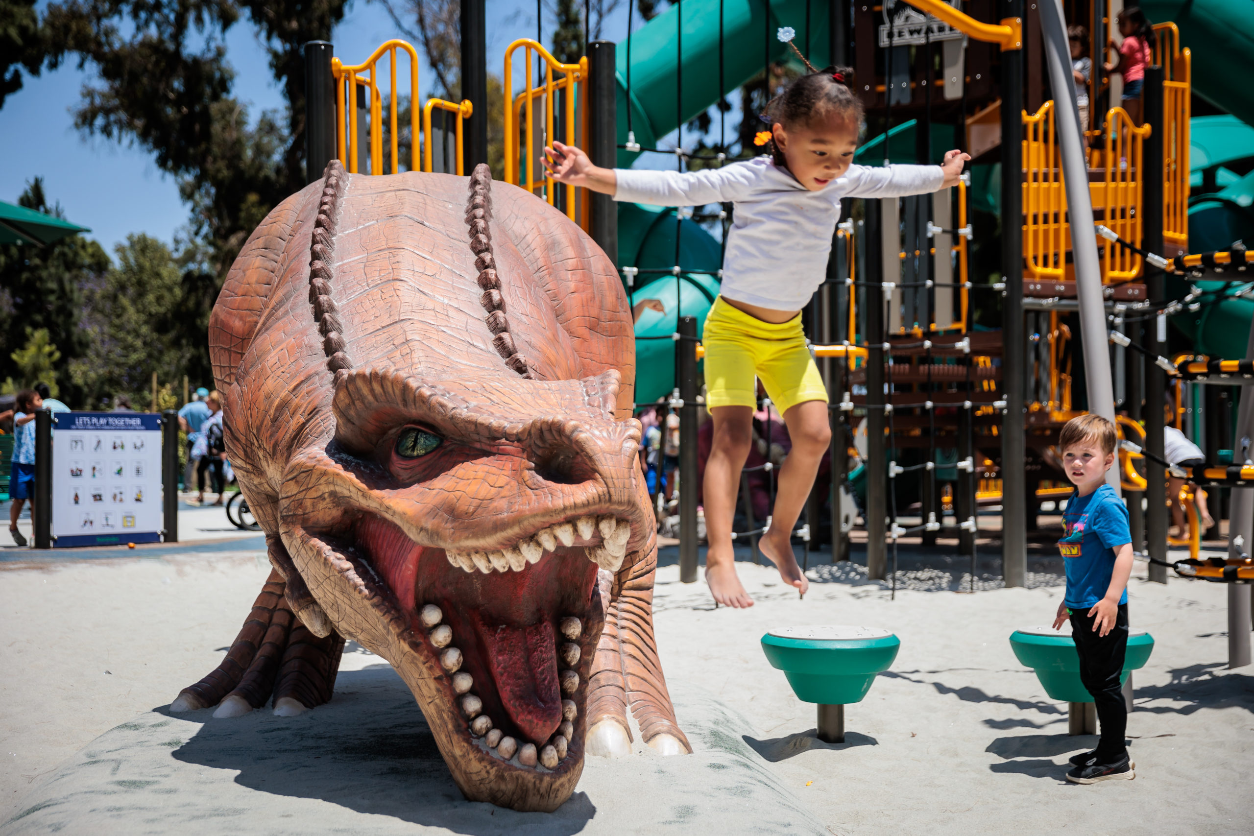 Summer Digs: Recreation Park Unveils Its New Dinosaur-themed Playground ...